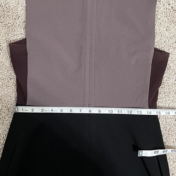 Diane Von Furstenberg Women's Sleeveless Color Block Dress Size 8 - Picture 15 of 15